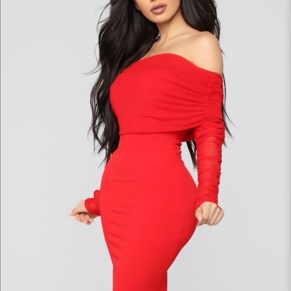 “Take me on a Dinner Date” Red Dress 💋 - Picture 2 of 5